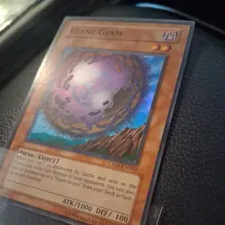 Giant Germ CP05-EN002 Super Rare Yugioh 10 vintage ✨ card lot w/ top loaders - Image 1