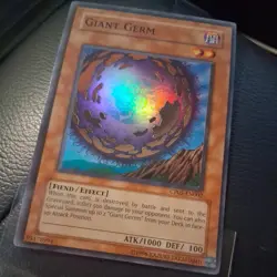 Giant Germ CP05-EN002 Super Rare Yugioh 10 vintage ✨ card lot w/ top loaders - Image 2