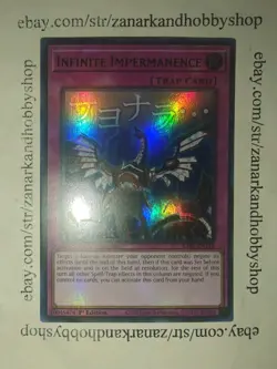 YuGiOh Infinite Impermanence RA05-EN140 Ultra Rare - Image 1