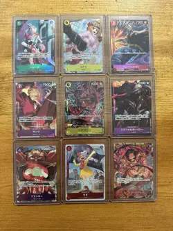 One Piece OP-09 (Alt Art) Bundle 002,072,069,107,065,009,103,034 And 118 Sec - Image 1