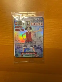 Monkey.D.Luffy (055) (College Basketball US Voyage) One Piece Promotion - Image 1