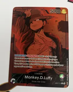 Monkey.D.Luffy (010) (Alternate Art) One Piece English EB02-010 Leader (CB) - Image 2