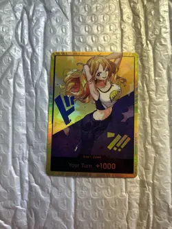 NBA Lakers X One Piece CG Nami Don!! Holo P-061 Promo - Image 1