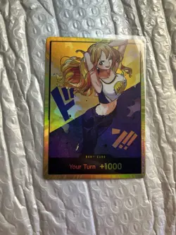 NBA Lakers X One Piece CG Nami Don!! Holo P-061 Promo - Image 4