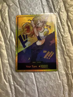 NBA Lakers X One Piece CG Nami Don!! Holo P-061 Promo - Image 5
