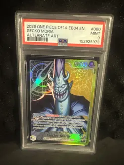 ONE PIECE Gecko Moria - OP14-080 (Alternate Art) The Azure Sea's Seven OP14 NM - Image 1