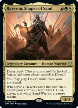 Hazezon, Shaper of Sand (32) FOIL Dominaria United Commander NM CARD ABUGames - Image 1