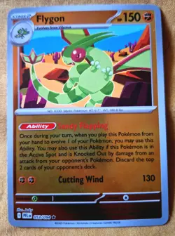 Pokemon Cards: Flygon 53/94 Rare Reverse Holo | ME: Phantasmal Flames - Pokemon - Image 1