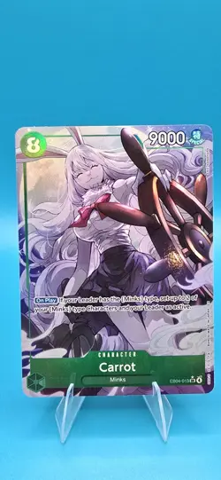 Carrot ALT ENGLISH EB04-013 SR THE AZURE SEA'S SEVEN ENGLISH OP14 ONE PIECE CARD - Image 1