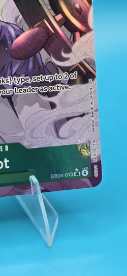Carrot ALT ENGLISH EB04-013 SR THE AZURE SEA'S SEVEN ENGLISH OP14 ONE PIECE CARD - Image 4