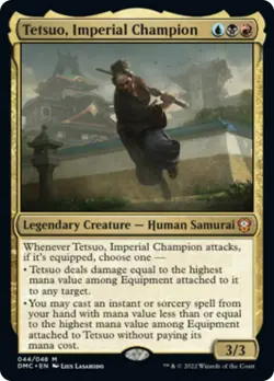 Tetsuo, Imperial Champion (44) FOIL Dominaria United Commander NM CARD ABUGames - Image 1