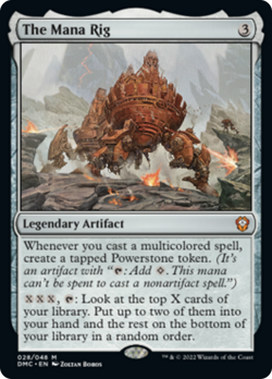 The Mana Rig FOIL Dominaria United Commander NM Mythic Rare MAGIC CARD ABUGames - Image 1