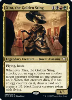Xira, the Golden Sting (48) FOIL Dominaria United Commander NM CARD ABUGames - Image 1