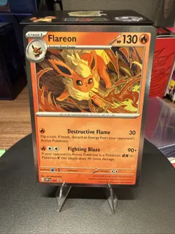Pokemon Flareon Vaporeon Jolteon SVP 167 168 169 Prismatic Evolutions Promo Card - Image 2
