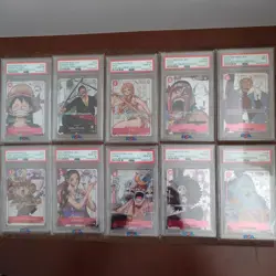 One Piece Premium Card Collection 25th Anniversary PSA Graded Set - Image 1