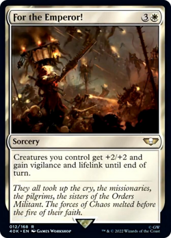 For the Emperor! Warhammer 40,000 NM Sorcery Rare MAGIC MTG CARD ABUGames - Image 1