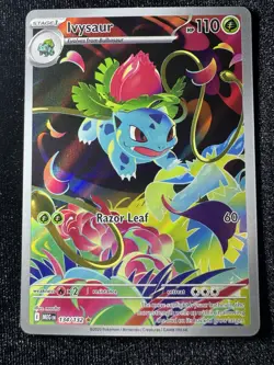 Ivysaur 134/132 Illustration Rare Megas Evolutions Pokemon Card Mint Pack Fresh - Image 1