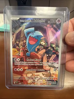 Team Rocket's Wobbuffet 203 Sv: Scarlet & Violet Promo Cards Holo🔥📈 - Image 1