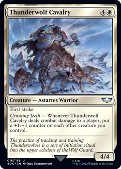 Thunderwolf Cavalry Warhammer 40,000 NM Creature Uncommon CARD ABUGames - Image 1