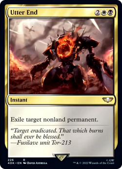 Utter End Warhammer 40,000 NM Instant Rare MAGIC GATHERING CARD ABUGames - Image 1