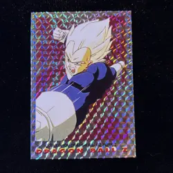 Dragon Ball Z DBZ Trading Card Bird Studio Series 2 Holo Prism #70 Vegeta - Image 1