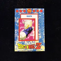 Dragon Ball Z DBZ Trading Card Bird Studio Series 2 Holo Prism #70 Vegeta - Image 2