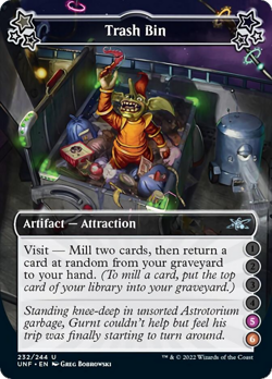 Trash Bin (5-6) FOIL Unfinity NM Artifact Uncommon MAGIC GATHERING CARD ABUGames - Image 1