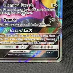 Pokemon Alolan Muk GX Card #84/147 SM Burning Shadows LP - Image 4