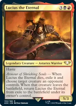 Lucius the Eternal Warhammer 40,000 NM Creature Rare MAGIC CARD ABUGames - Image 1