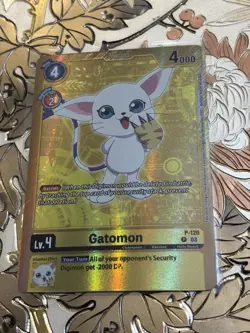 Digimon Card Game Gatomon P-120 Promo - Image 1