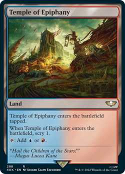Temple of Epiphany Warhammer 40,000 NM Land Rare MAGIC MTG CARD ABUGames - Image 1