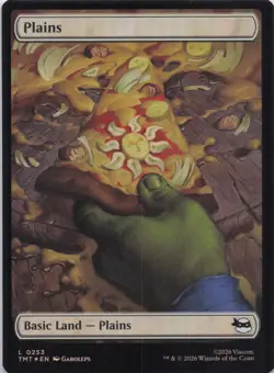 Plains (0253) Teenage Mutant Ninja Turtles Full Art Pizza Foil - Image 1
