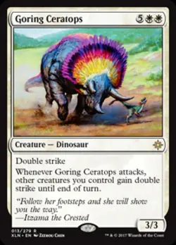 Goring Ceratops - Medium Play MTG Ixalan - Image 1