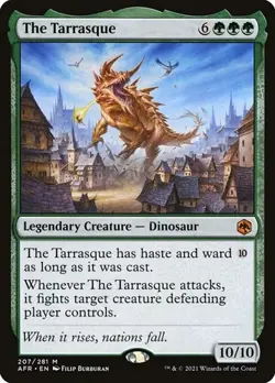 The Tarrasque AFR NM MTG - Image 1