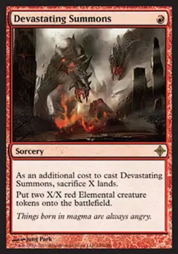 Devastating Summons - Light Play MTG Rise of the Eldrazi - Image 1