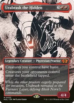 Urabrask the Hidden - Extended Art Showcase MUL NM MTG - Image 1
