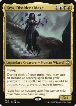 Kess, Dissident Mage Streets of New Capenna Commander NM MTG - Image 1