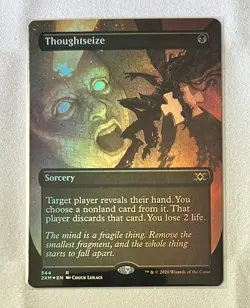 Thoughtseize Double Masters (Borderless) (#344) MTG FOIL NM!! - Image 1