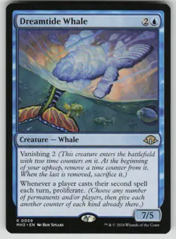 Dreamtide Whale Rare Modern Horizons 3 59 MTG Near Mint 2024 - Image 1