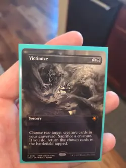 MTG MAGIC THE GATHERING SPECIAL GUEST BORDERLESS VICTIMIZE - Image 1