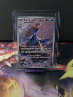 Pokemon TCG Samurott 107/086 White Flare Illustration Rare Holo Card - Image 1