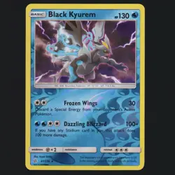 Black Kyurem 61/236 Cosmic Eclipse Reverse Holo Rare Pokemon TCG NM 🔥 - Image 1