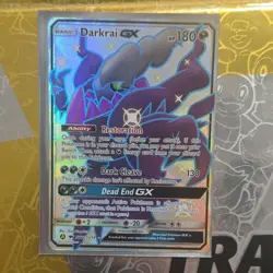 Pokemon TCG Darkrai GX SV70/SV94 Hidden Fates Shiny Vault Full Art Holo - Image 1