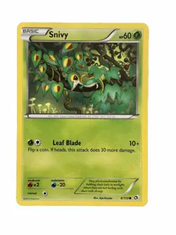 New: 2013 Pokemon TCG Snivy Legendary Treasures 6 Regular Common - Image 1