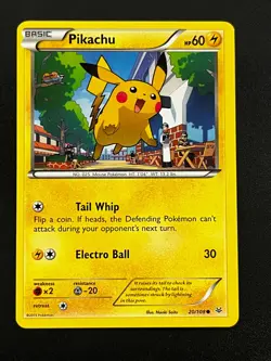 Pikachu 20/108 - Roaring Skies Regular Common Pokemon TCG Card LP - Image 1