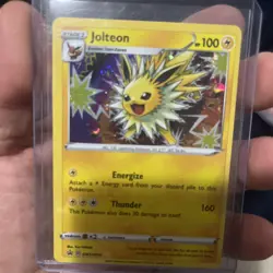 Pokemon 2021 Jolteon SWSH094 Black Star Promo Holo Rare Pack fresh - Image 1