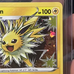 Pokemon 2021 Jolteon SWSH094 Black Star Promo Holo Rare Pack fresh - Image 3