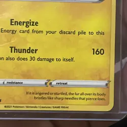 Pokemon 2021 Jolteon SWSH094 Black Star Promo Holo Rare Pack fresh - Image 4