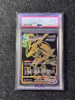 PSA 10 GEM MINT 💎 Rayquaza VMAX Gold Full Art - Silver Tempest TG29 - Image 1