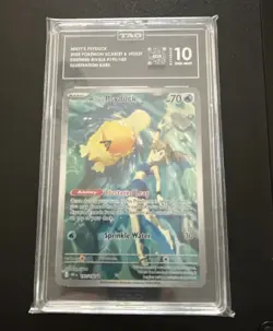 2025 Pokemon Misty's Psyduck 193/182 SV10 Destined Rivals Holo TAG 10 GEM MINT - Image 1